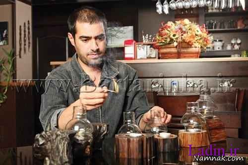 عکس شهاب حسینی در کافه اش