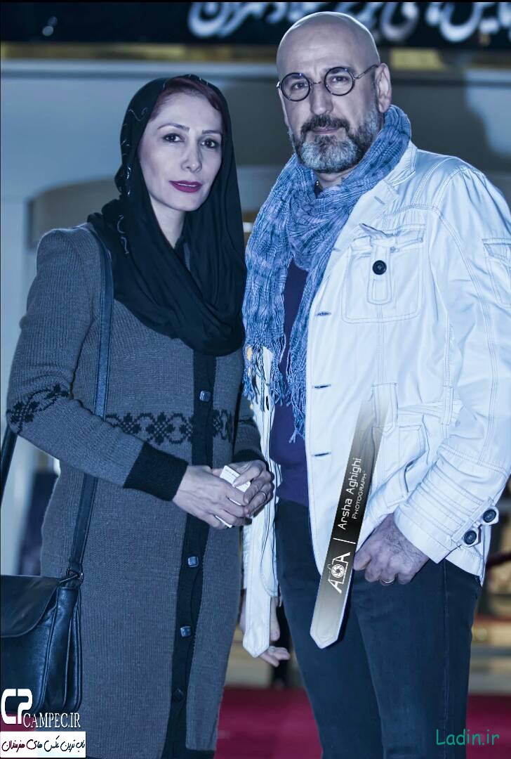 صالح میرزا آقایی و همسرش در جشنواره 34 فیلم فجر