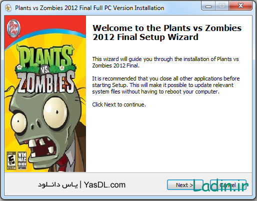 دانلود بازی Plants vs Zombies 2012 برای PC
