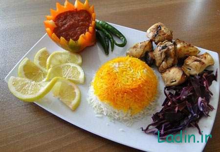 تزیینات غذای سفره های ایرانی