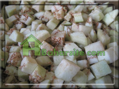 پای سیب زمینی با قارچ و بادمجان