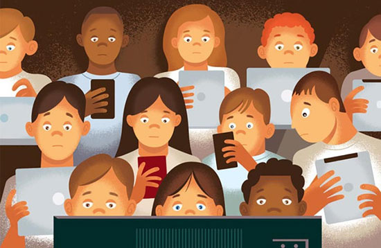 هشدارهای جدی درباره عواقب بد روحی جسمی اجتماعی اعتیاد کودکان به صفحه‌نمایش‌ها
