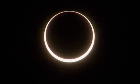 Solar eclipse as seen from Australias outback - video