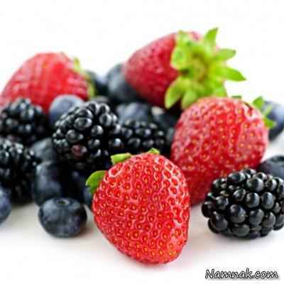توت ها ، میوه های لاغر کننده ، کاهش وزن
