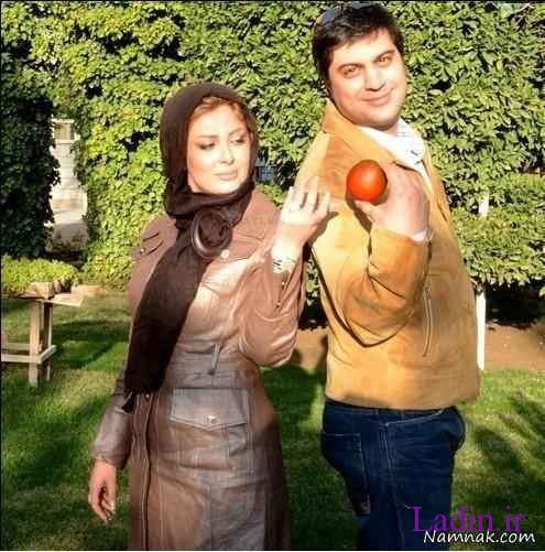 عکس عاشقانه نیوشا ضیغمی و همسرش