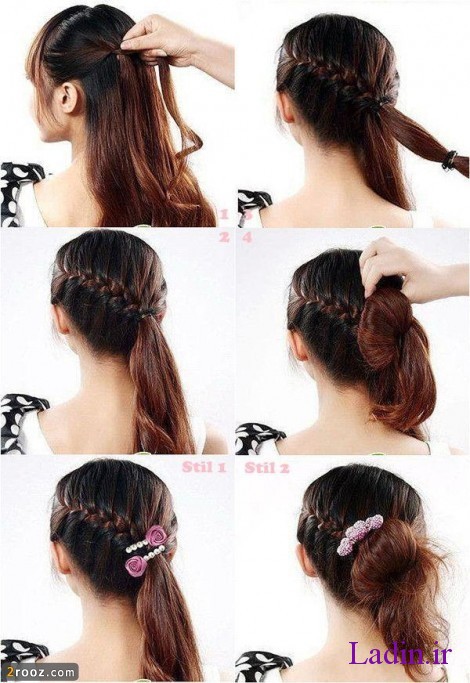 French-braids-updo-hair-style-tutorial