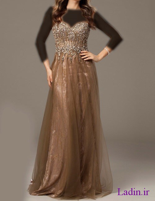 مدل لباس مجلسی گیپور
